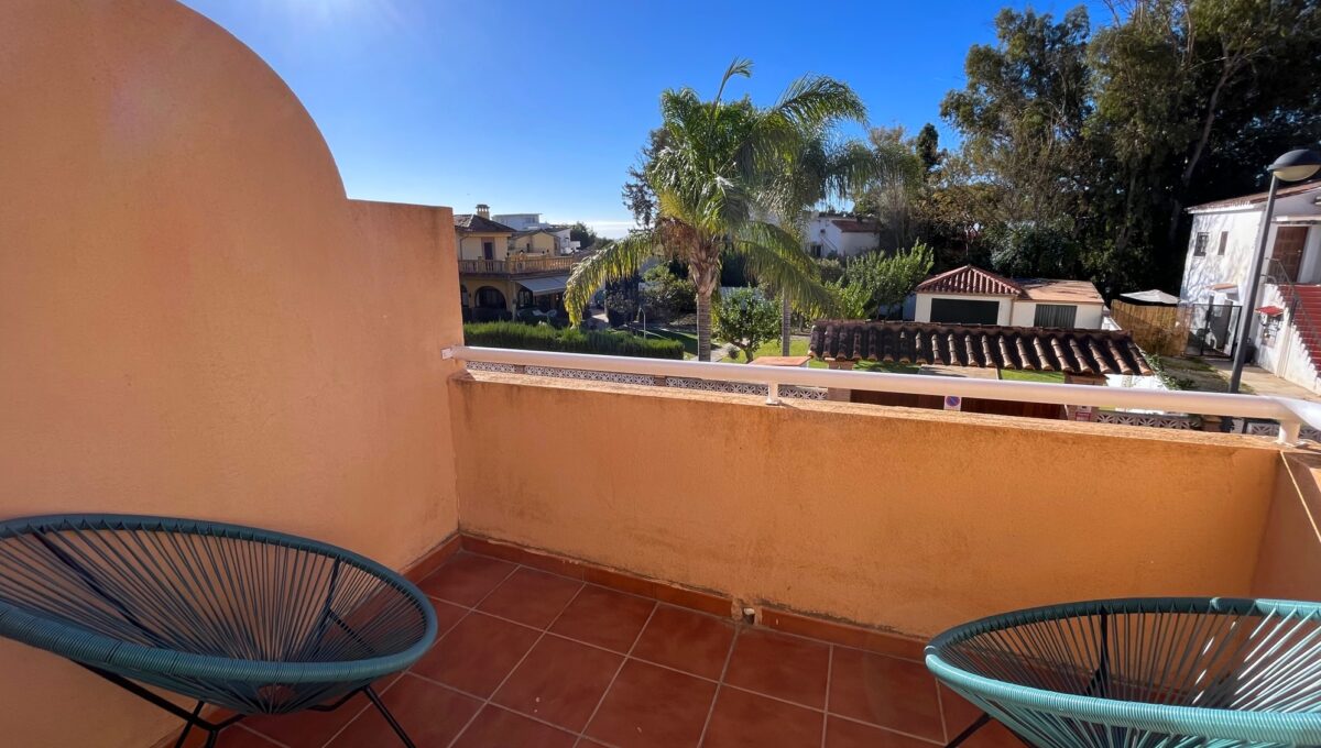 upstairs terrace